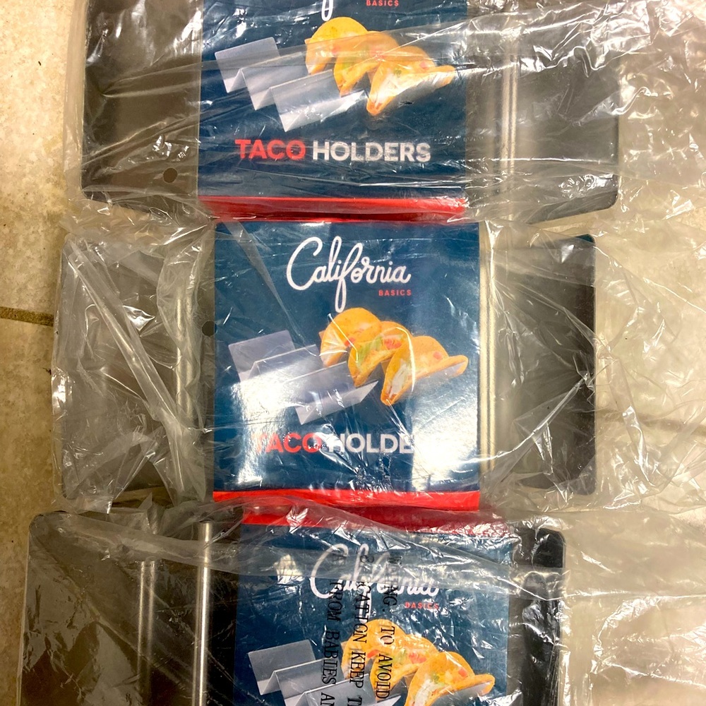California Basics Taco Holders (3 Brand New sets of 2)